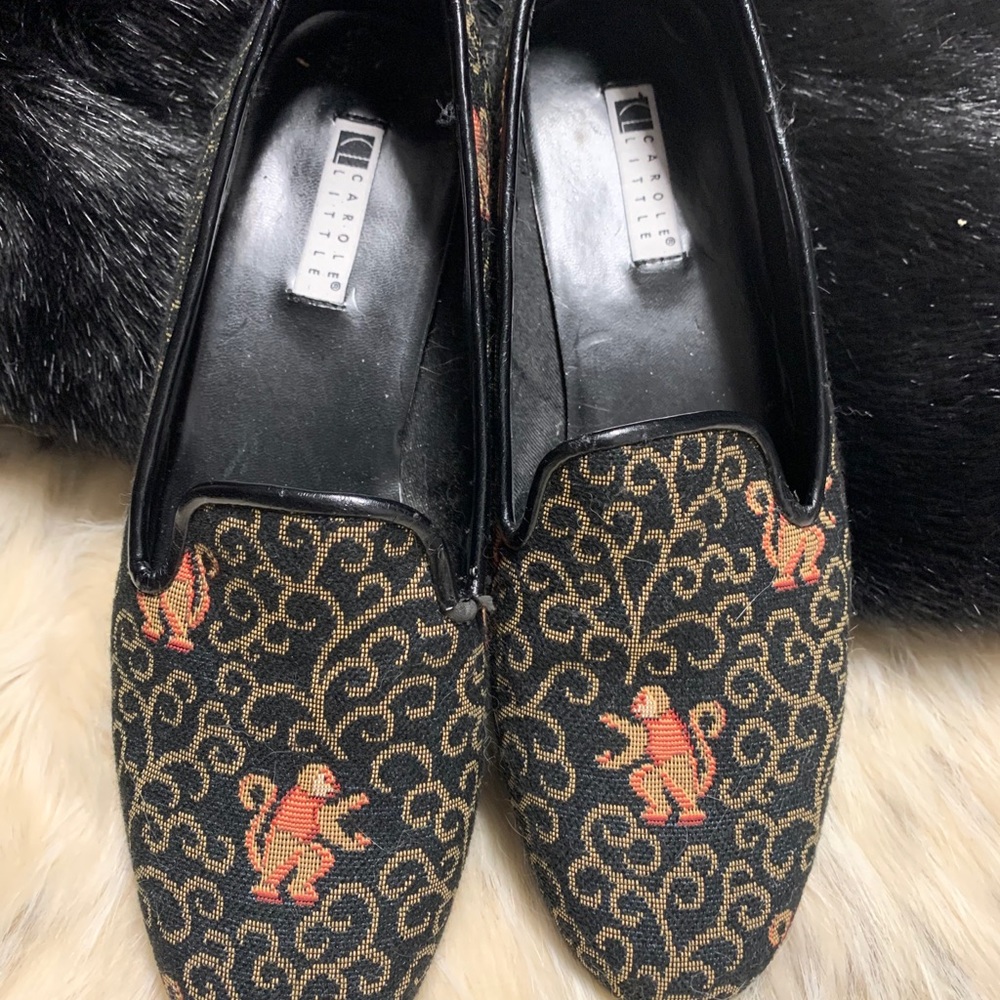 Carole little Monkey tapestry shoes